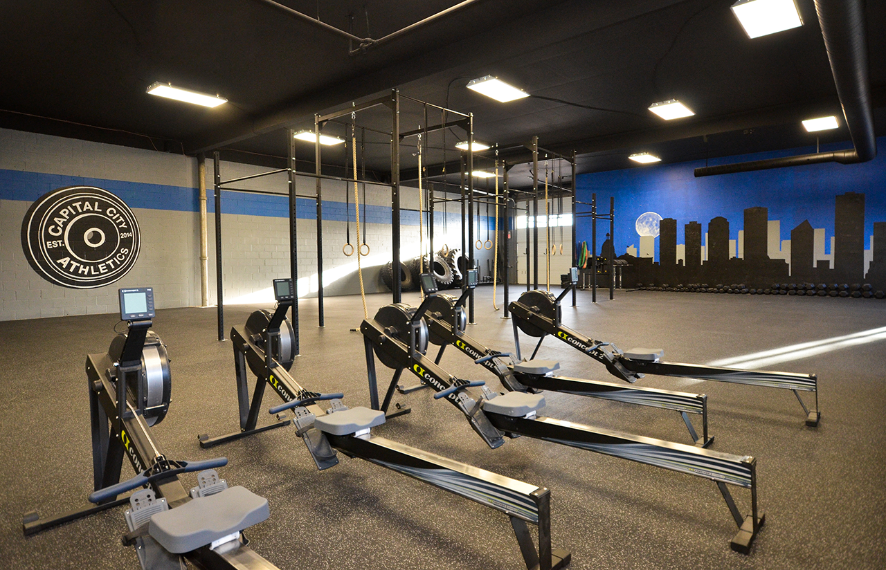 Capital City Athletics functional fitness gym city mural