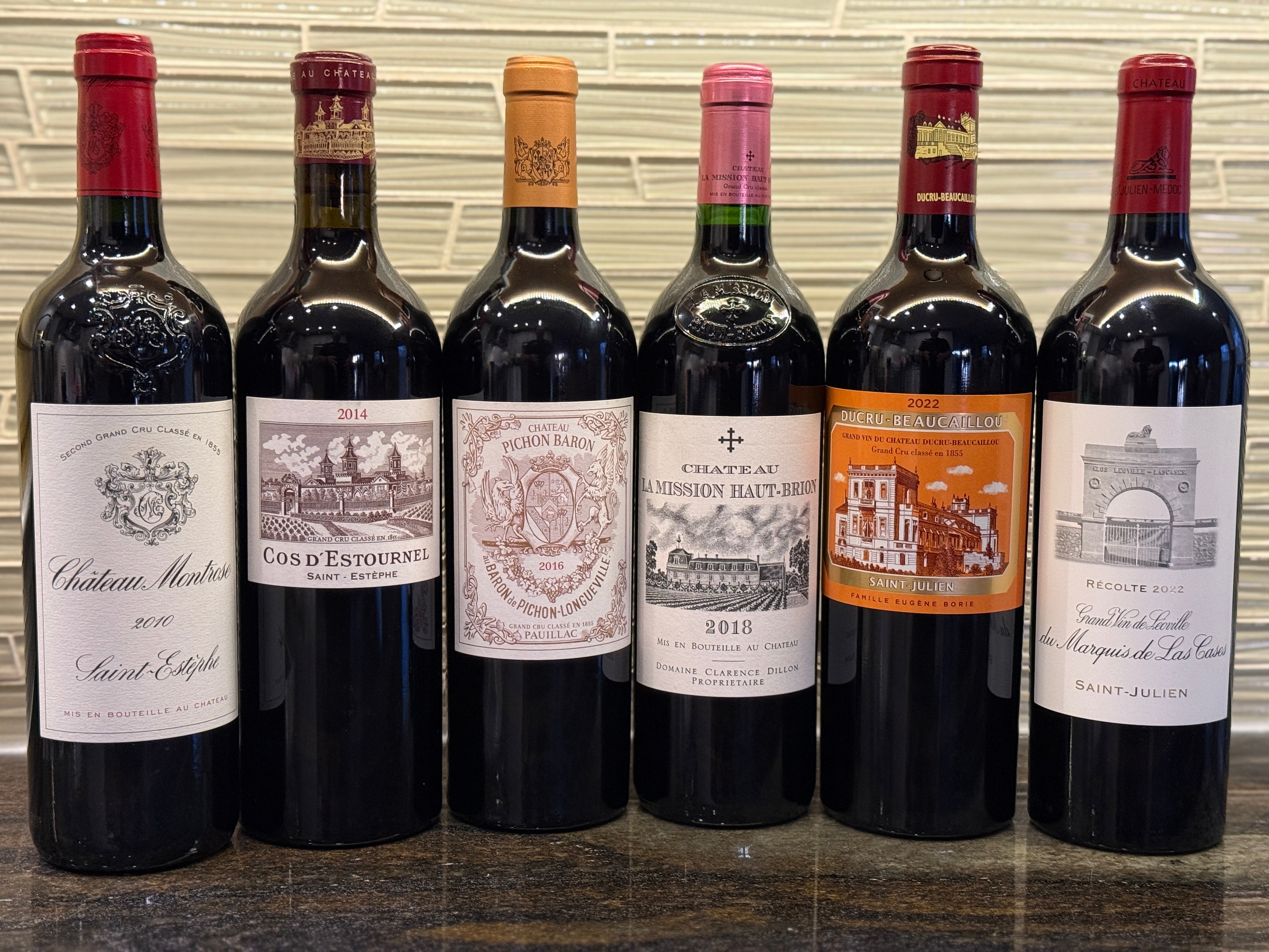 Bordeaux Classification of 1855 "Super Seconds" Collection