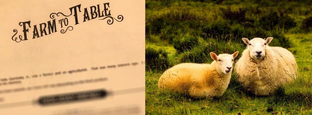 Farm to Table Menu _ roommaster booking engine