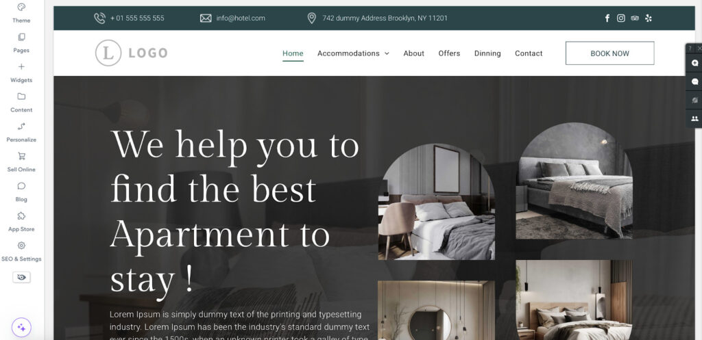 best-hotel-website-builder