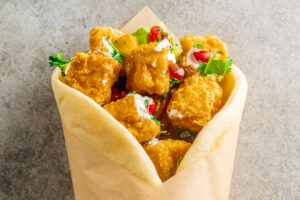 HUMMUS Halloumi Cheese Pita Wrap