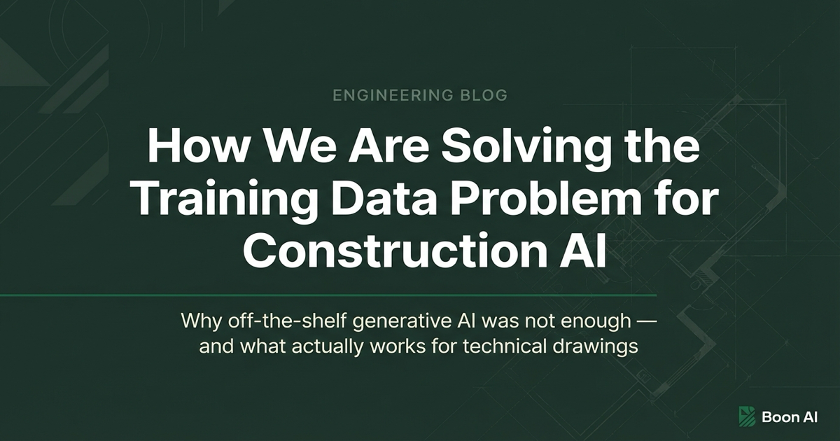 How We Are Solving the Training Data Problem for Construction AI