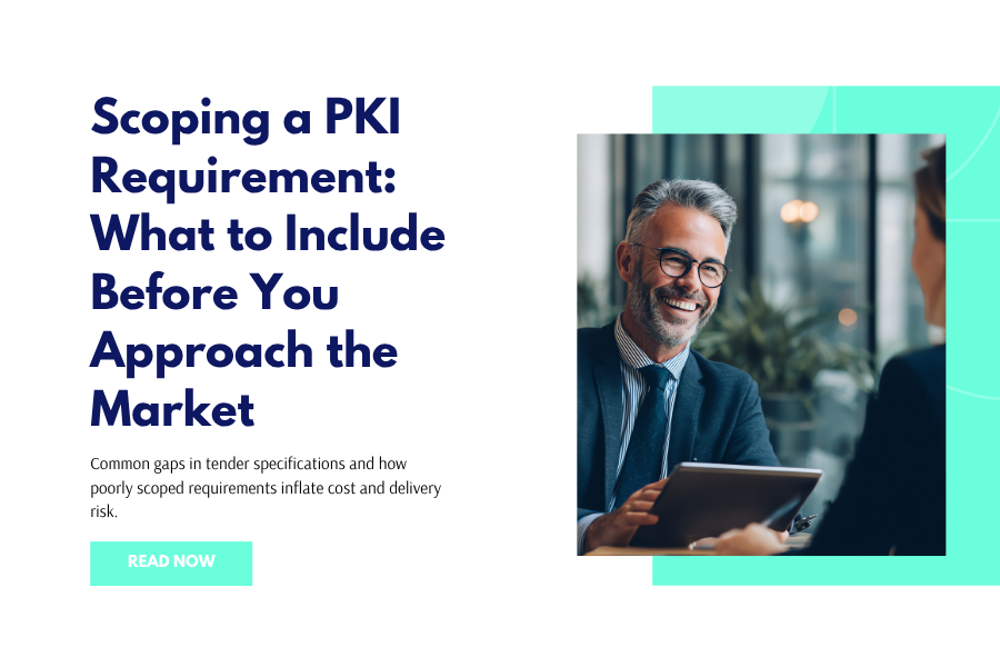 Scoping a PKI Requirement: What to Include Before You Approach the Market