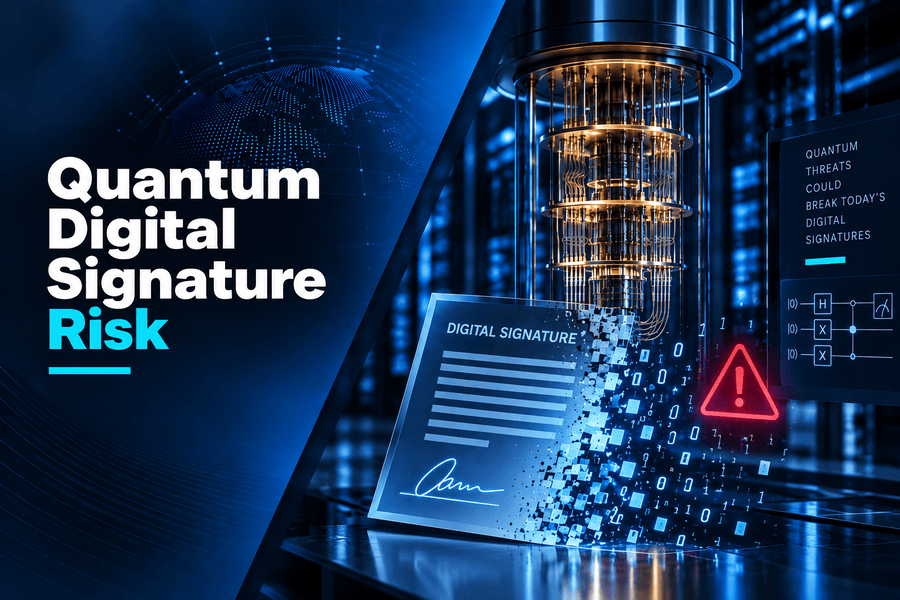 Quantum Digital Signature Risk