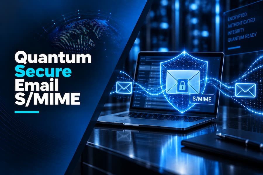 Quantum Secure Email Smime