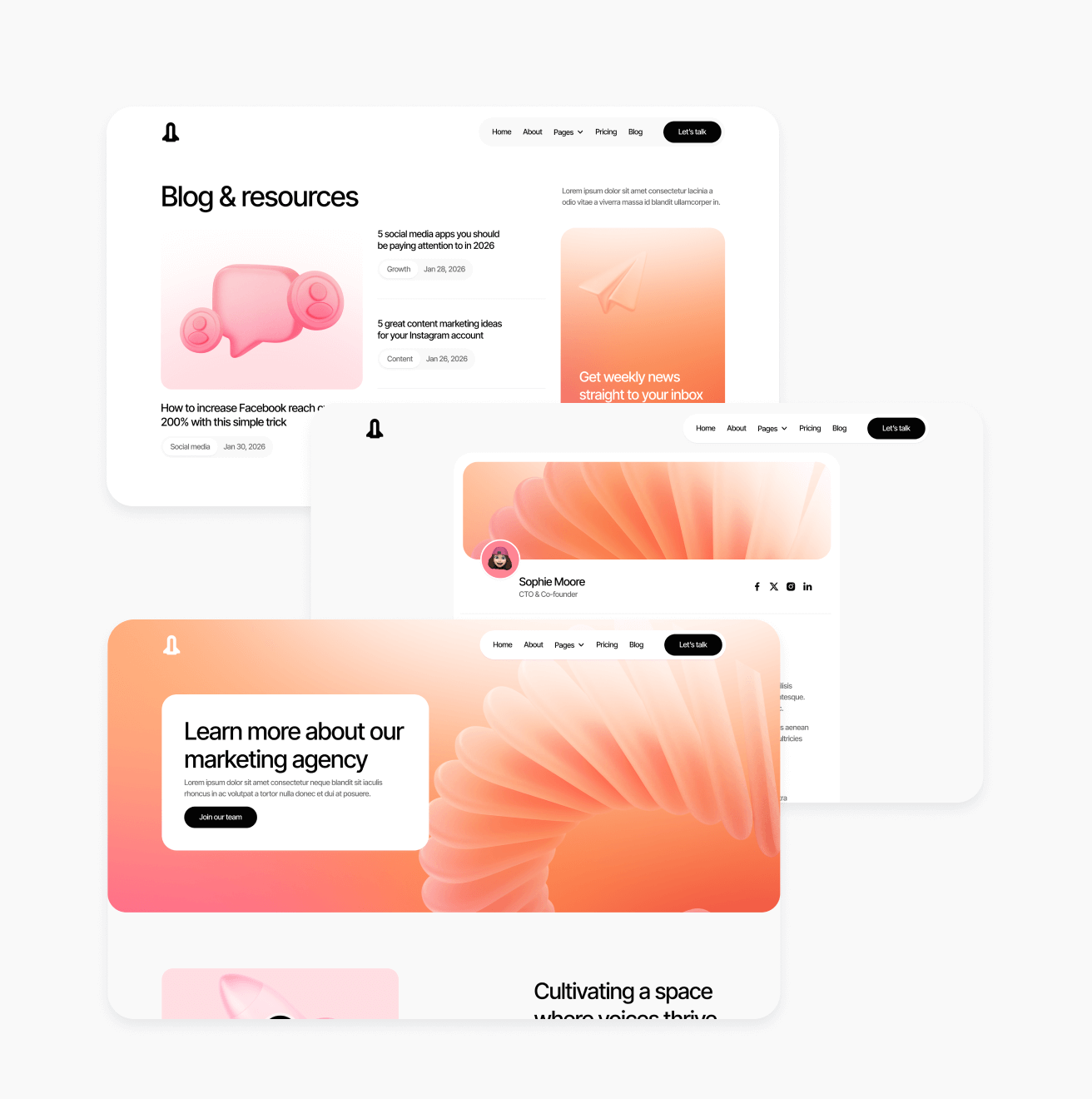 Digigrowth - 42+ Sections Included - Marketing Agency Webflow Template
