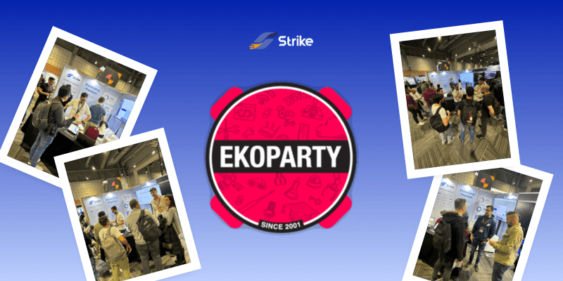 Strike was present at EkoParty 2023