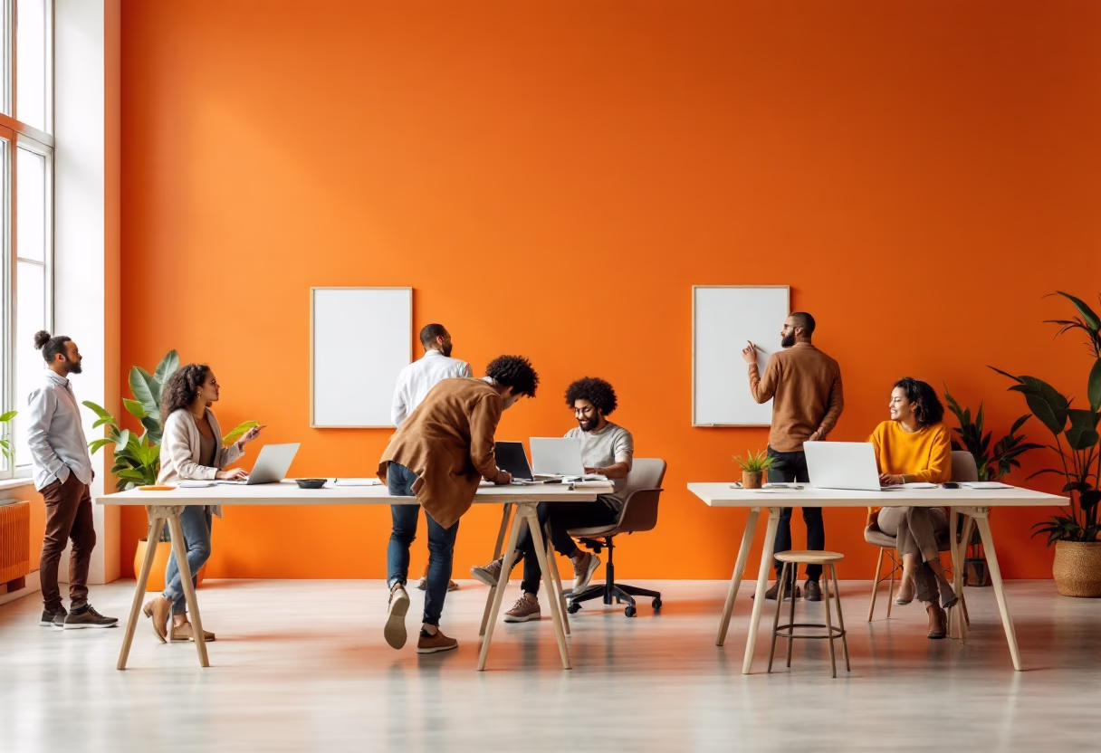 image of a collaborative workspace (for a b2b saas)