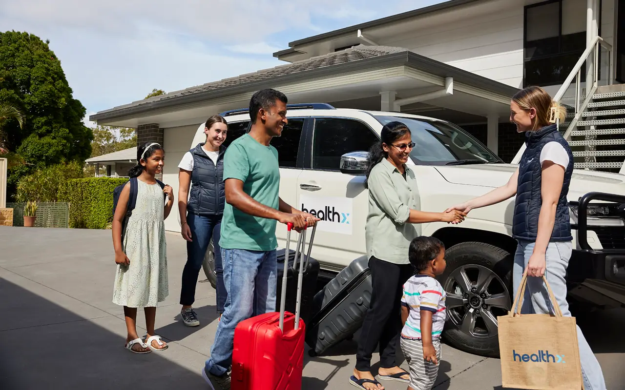 Arrival of a new family with the HealthX team