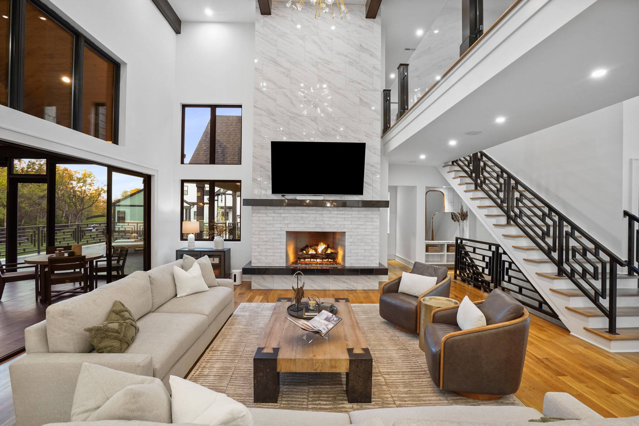 Image of person giving showreel of Nimbus Library