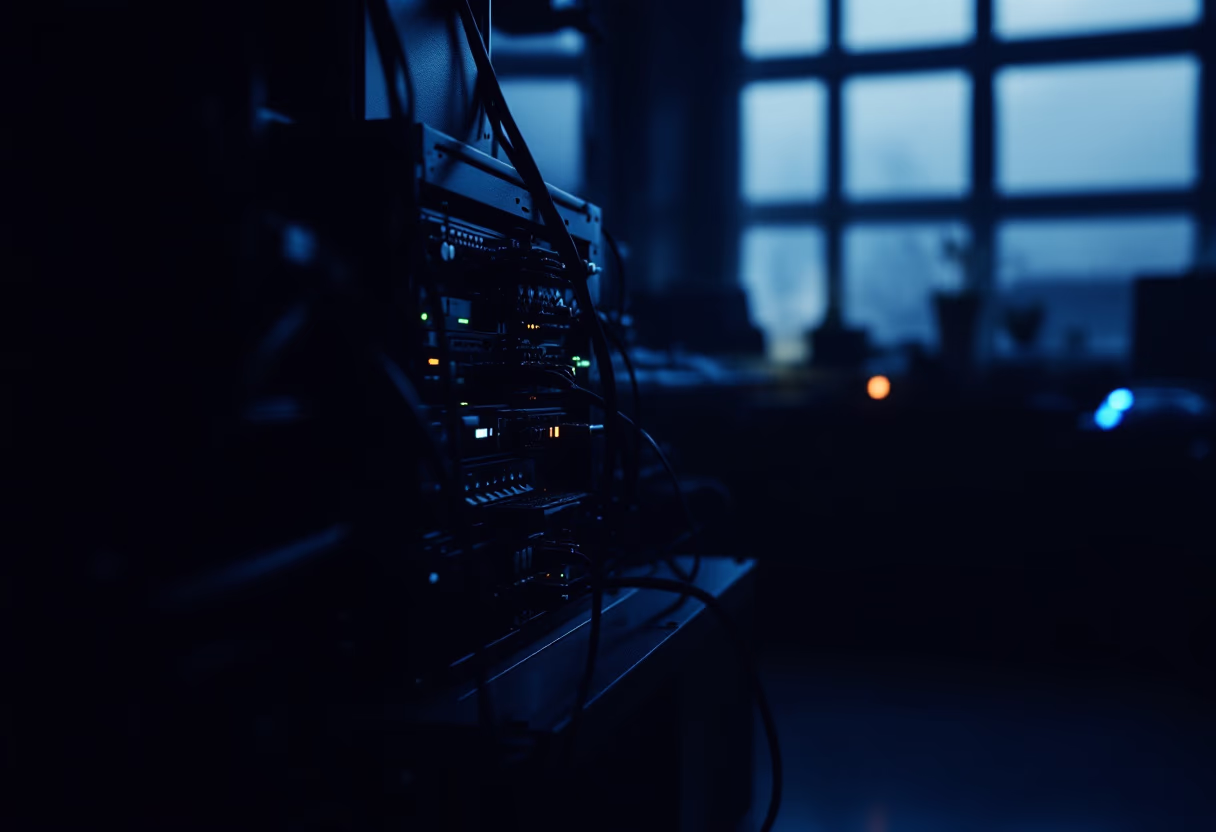 image of cryptocurrency mining hardware