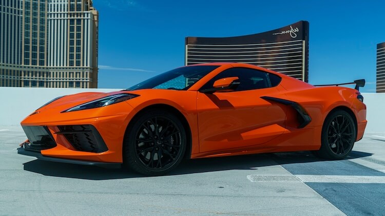 Corvette C8 Orange