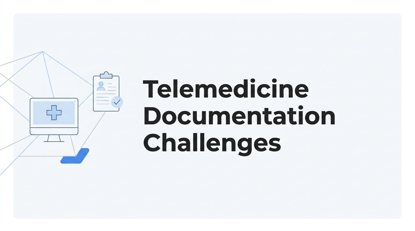 Telemedicine Documentation Challenges: What Every Provider Needs to Know