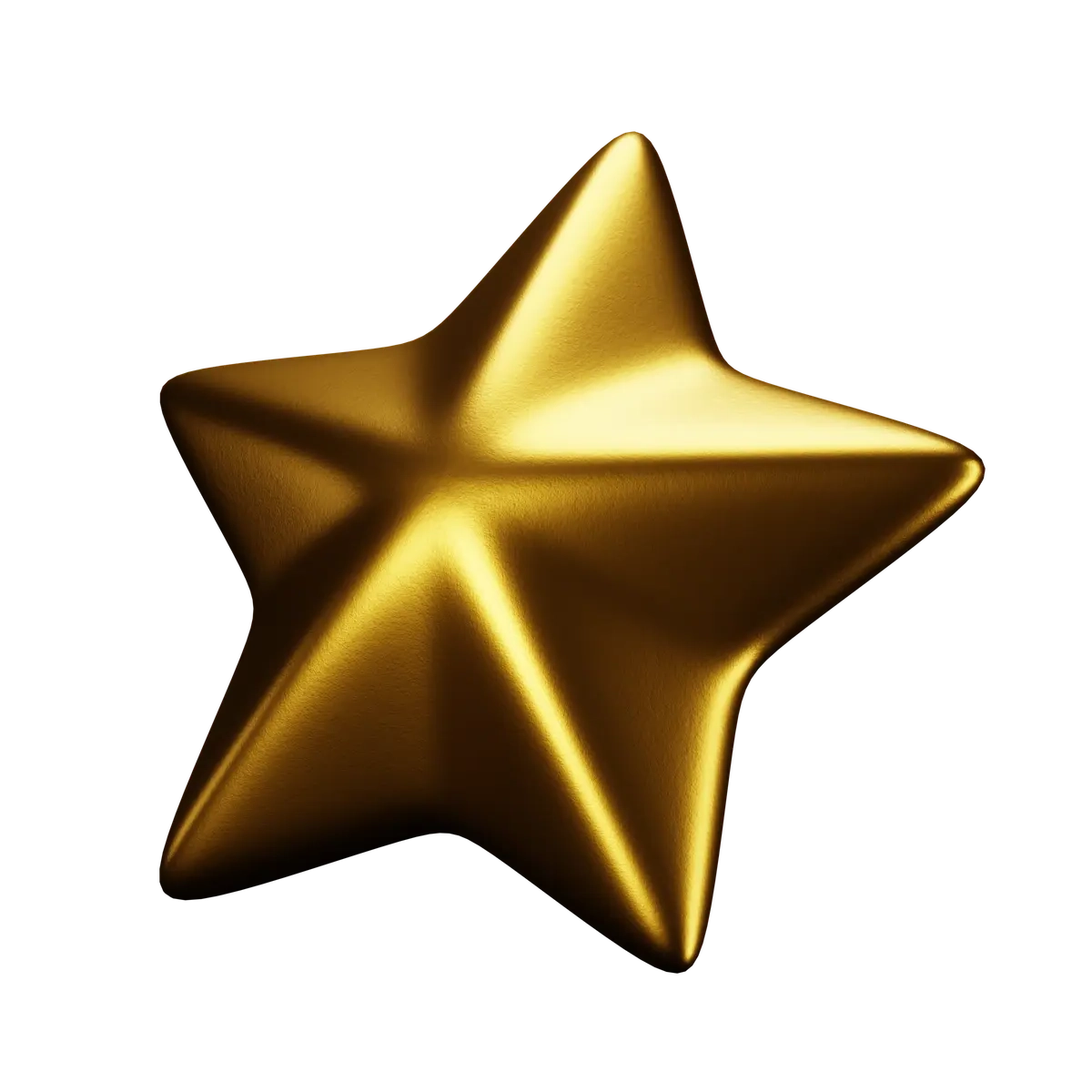 A floating gold star