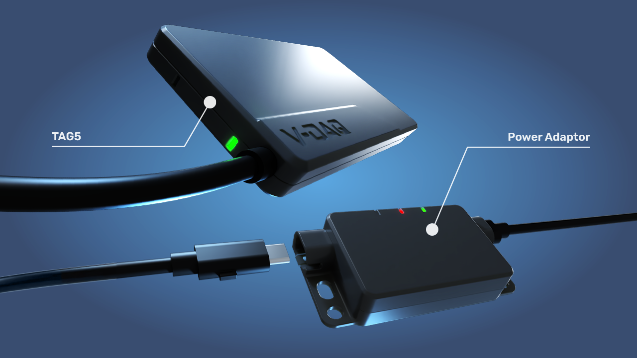 V-DAQ TAG5 & Power Adaptor