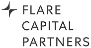 Gray logo of Flare Capital Partners