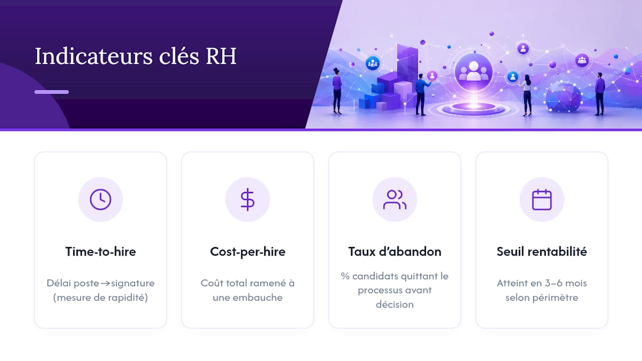 Principaux indicateurs du recrutement digital