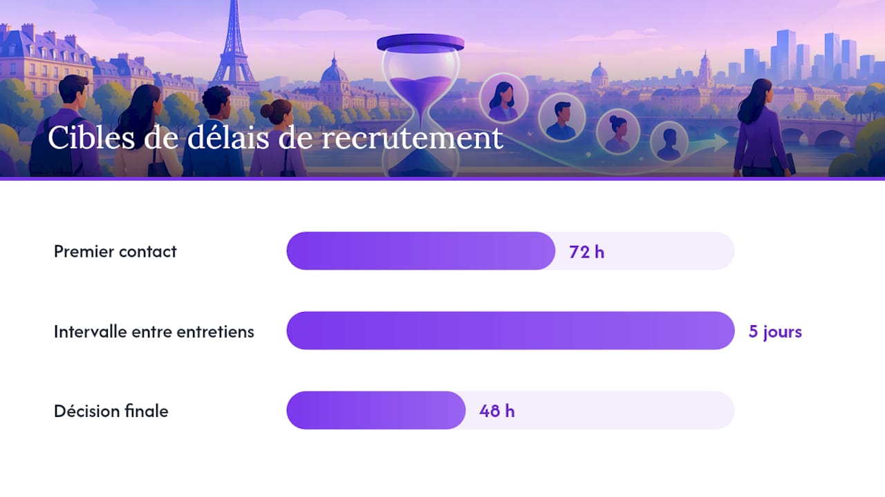 Timeline of the key hiring steps
