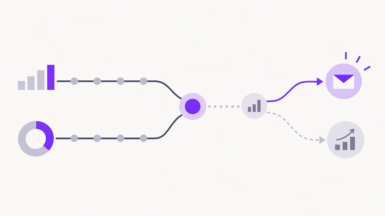 Cross-checking indicators and acting on messages