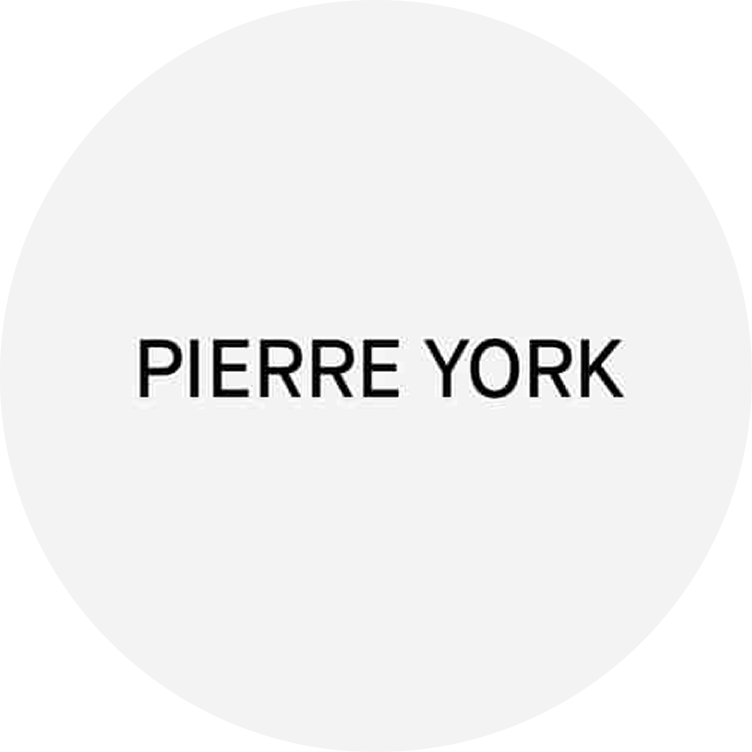 Brand icon featuring minimalist geometric shape in company colors