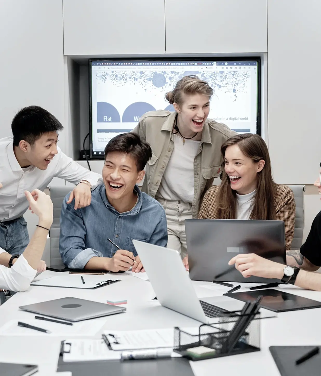 Corporate office background used for branding and presentation design