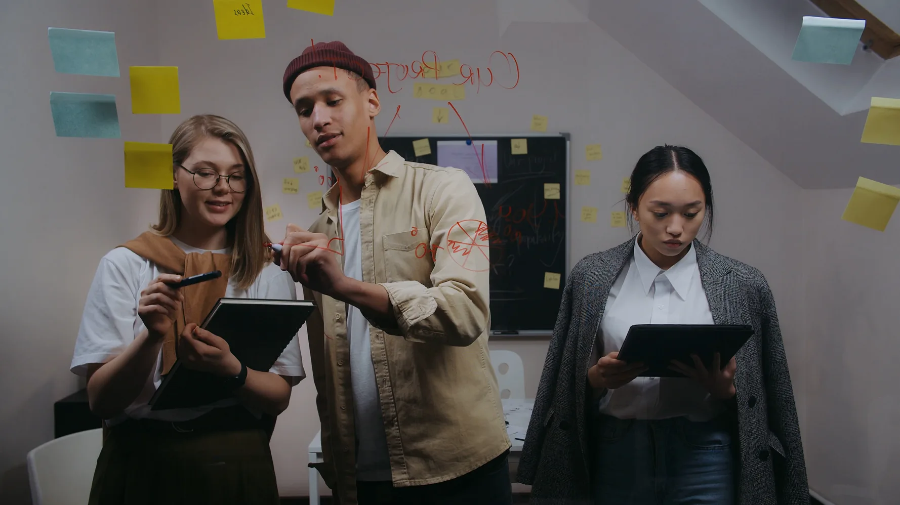 Corporate office background used for branding and presentation design