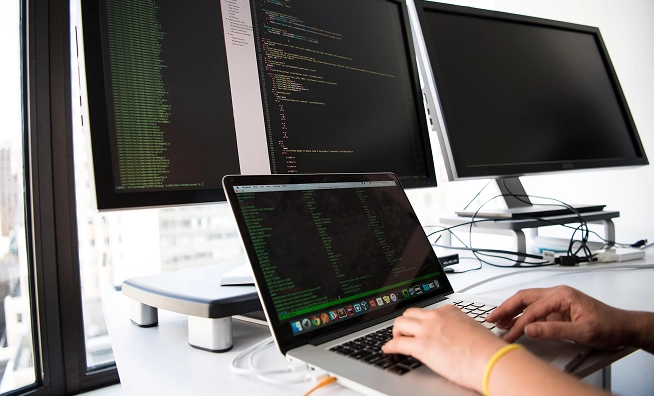 Business meeting environment in a contemporary office space