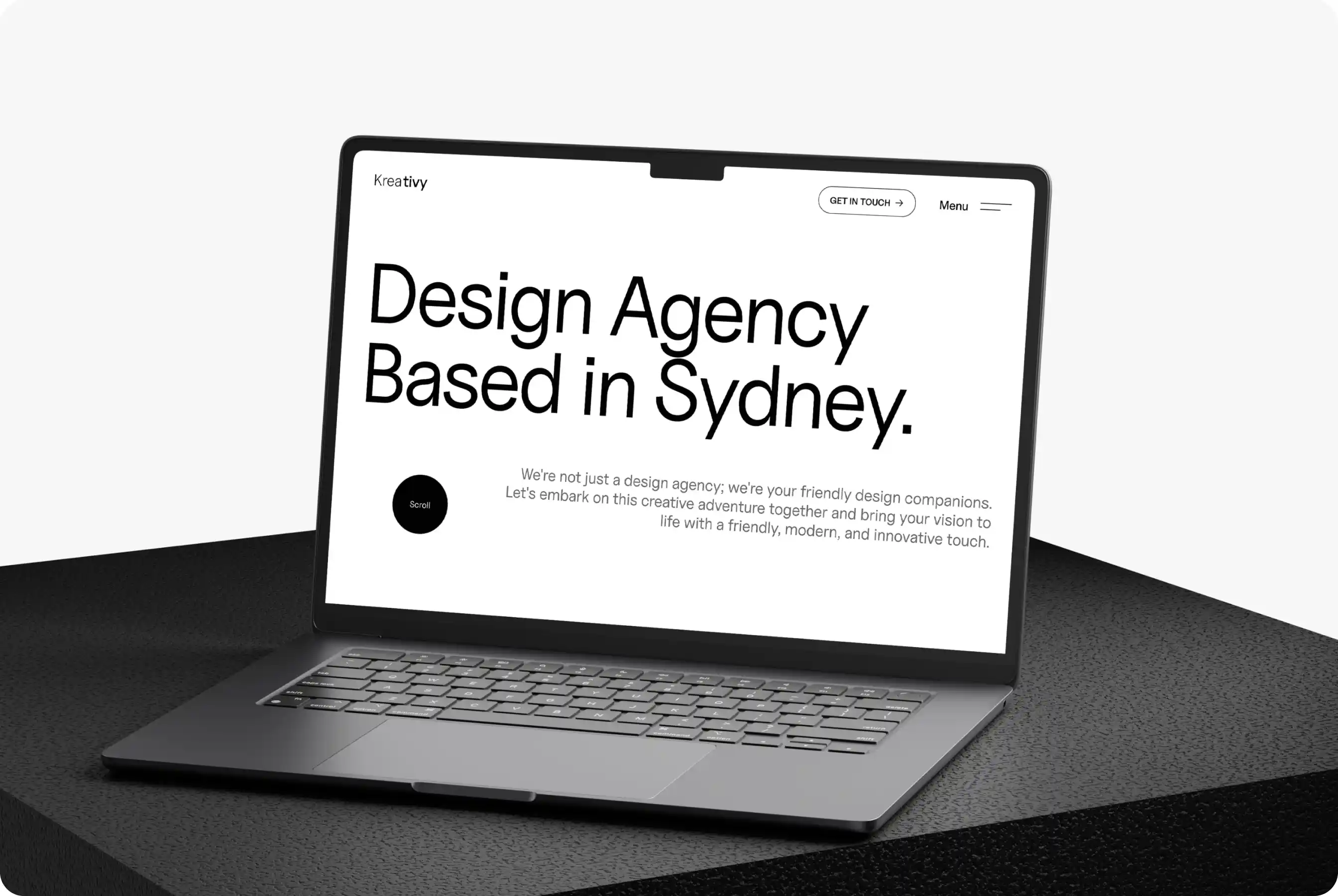 Business meeting environment in a contemporary office space