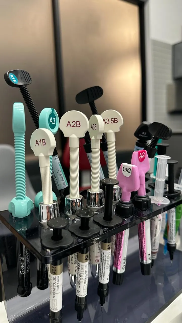 image of sterile dental tools on an organized tray