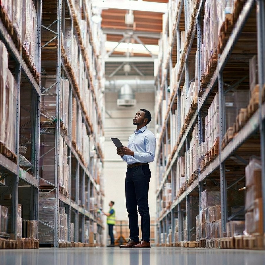 Manufacturing workers on production floor