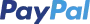 PayPal logo with blue and white colors on a plain background