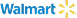 Walmart logo with blue text and yellow sunburst-style star symbol