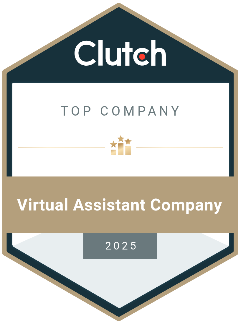 Top Clutch Virtual Assistant Company 2025 Award badge