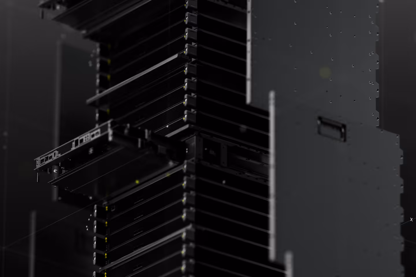 Details of components build around the tensordyne system