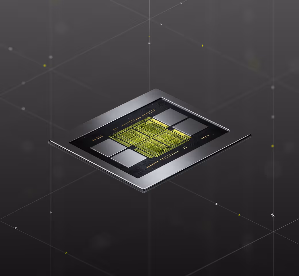 Perspective view of a Tensordyne Chip. TND AIP