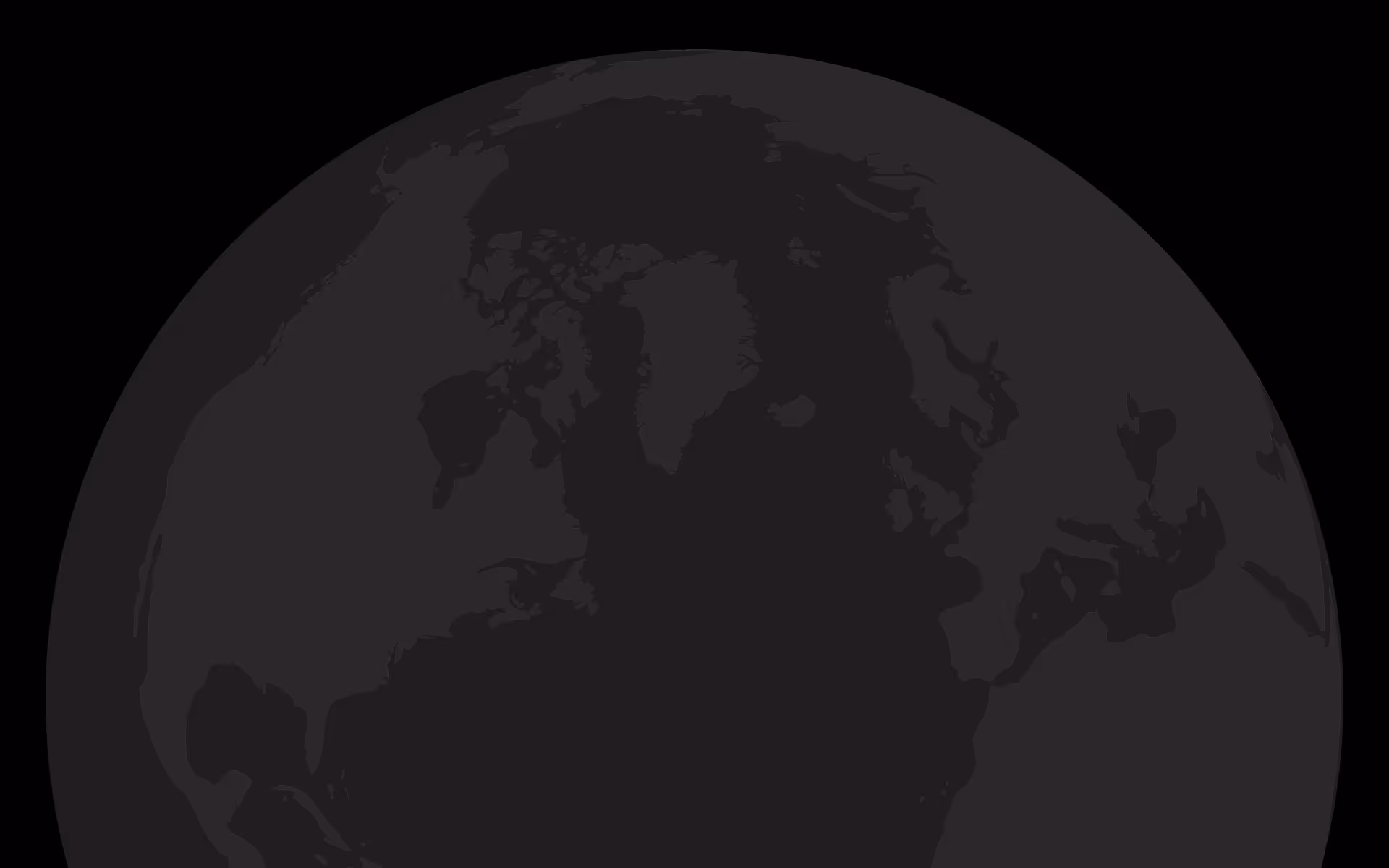 Dark illustration of a globe