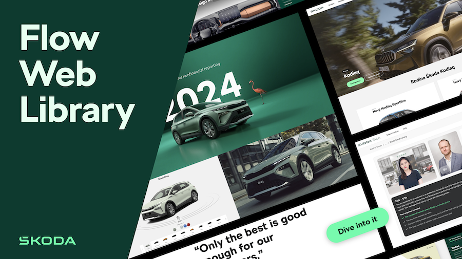 Škoda Flow Web Library: A Unified Visual Identity Across Projects 