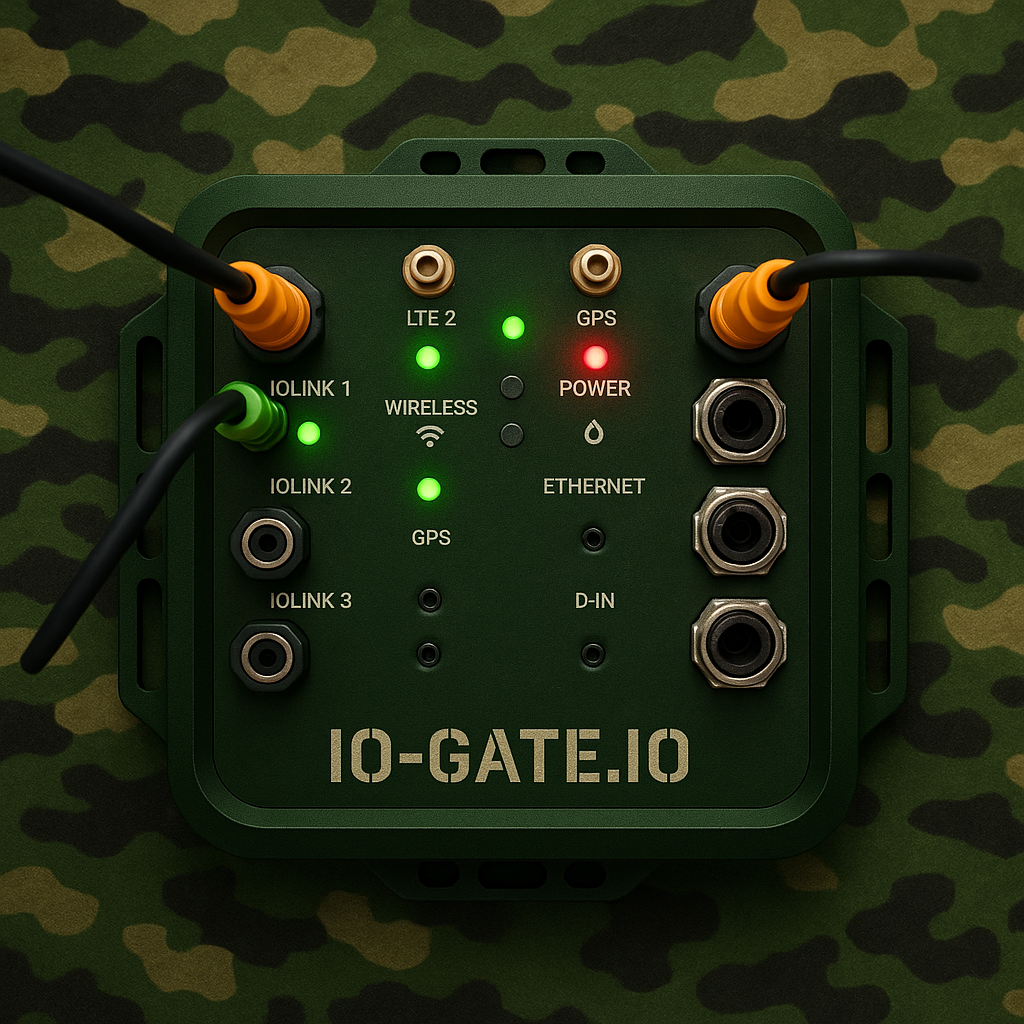 Mission-Critical Connectivity for Defense & Security Meet the IO-GATE