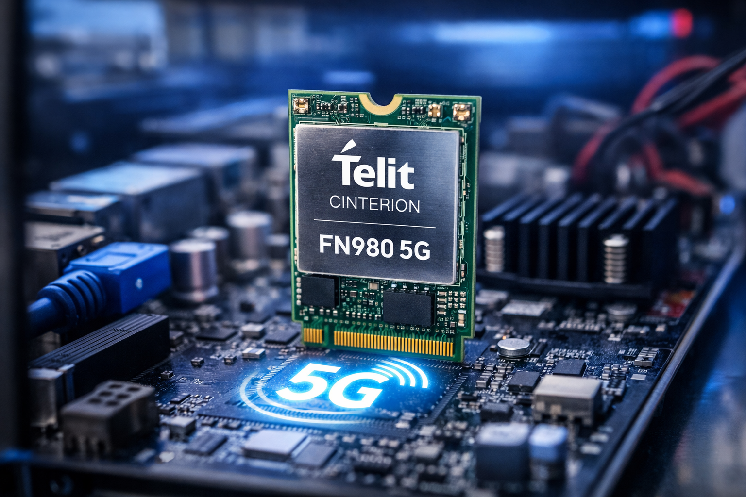 5G RedCap Connectivity – High-Performance IoT Solutions Based on Telit Cinterion FN980 (M.2 / PCIe)