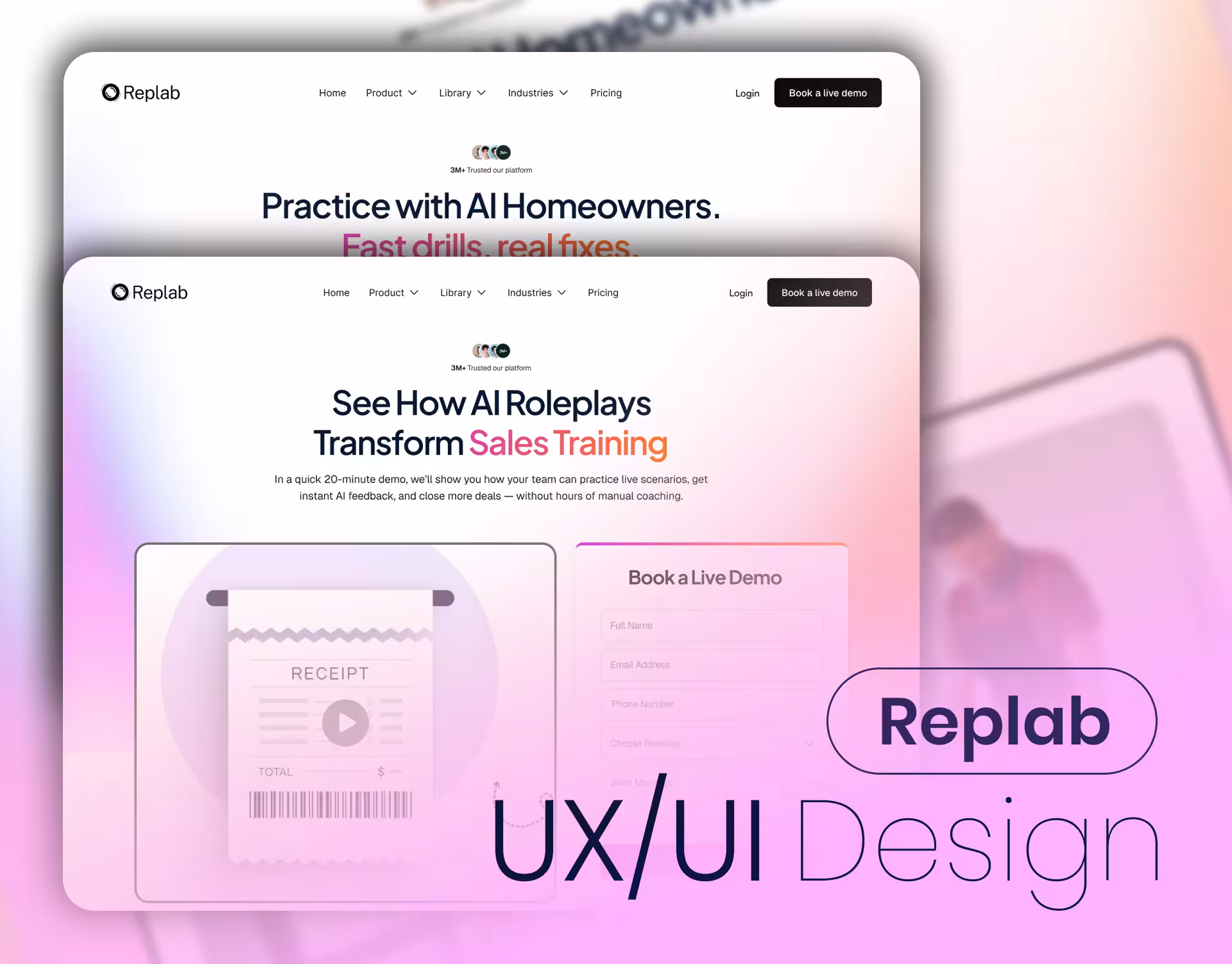Replab UI/UX Design
