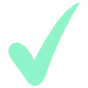 Light green check mark icon.