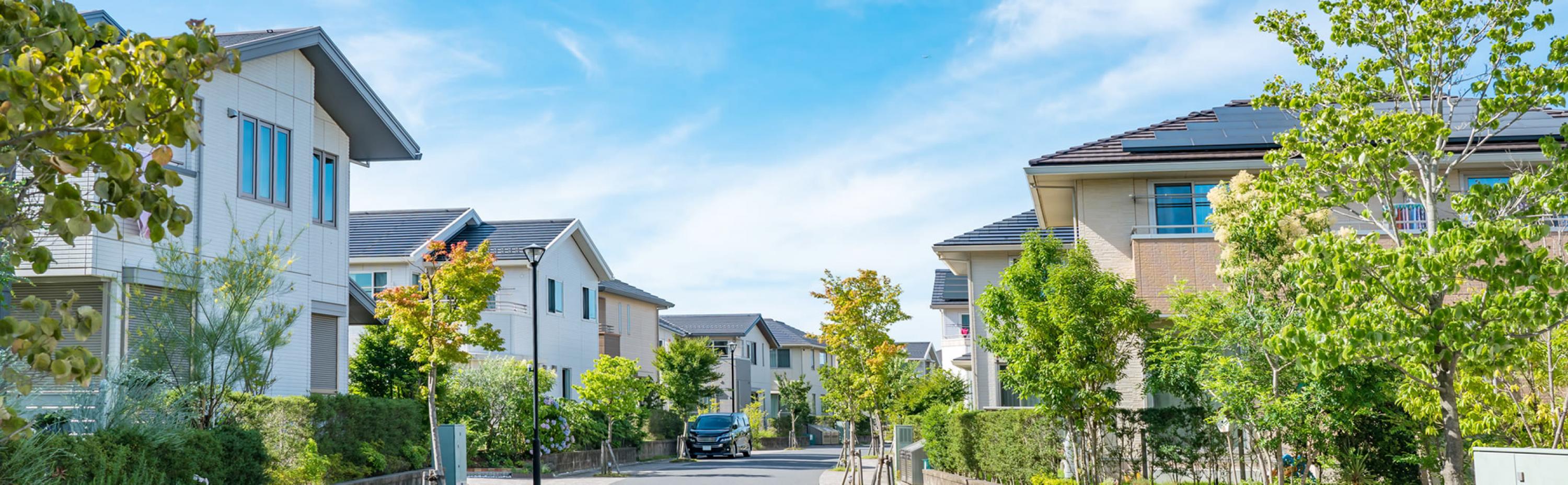 Foto von einer Häusersiedlung