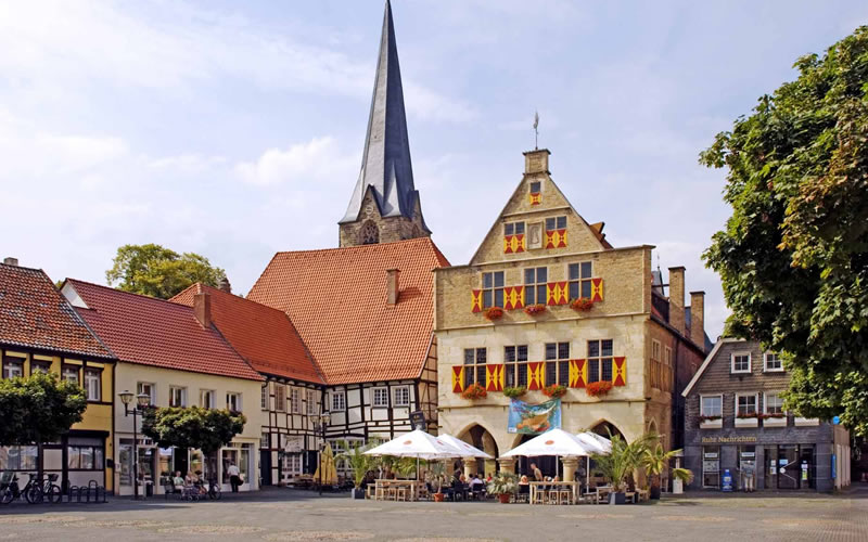 Foto von einem Marktplatz