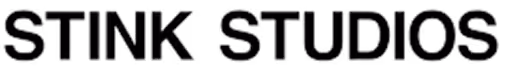 Black text logo reading 'STINK STUDIOS' on a transparent background.