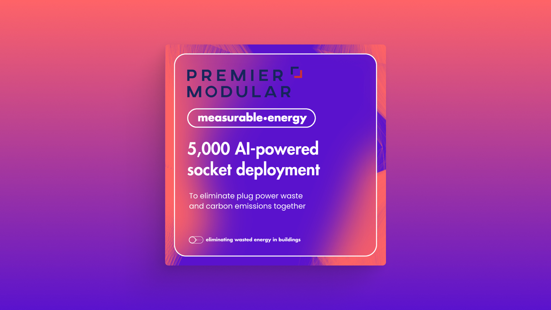 Premier Modular boosts sustainability with AI smart socket partnership
