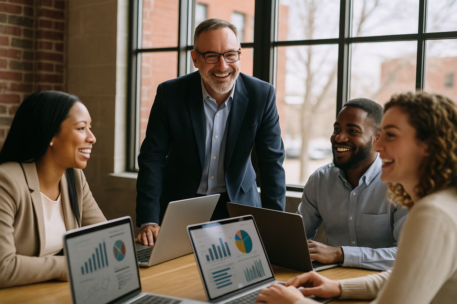 Virtual CIO consulting diverse business team