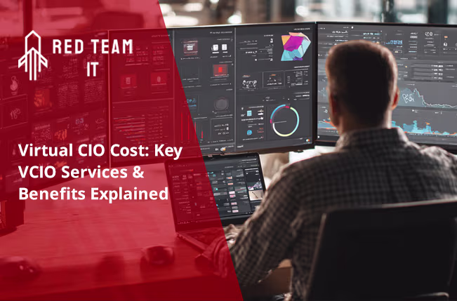 IT security agent working on his powerhouse software.