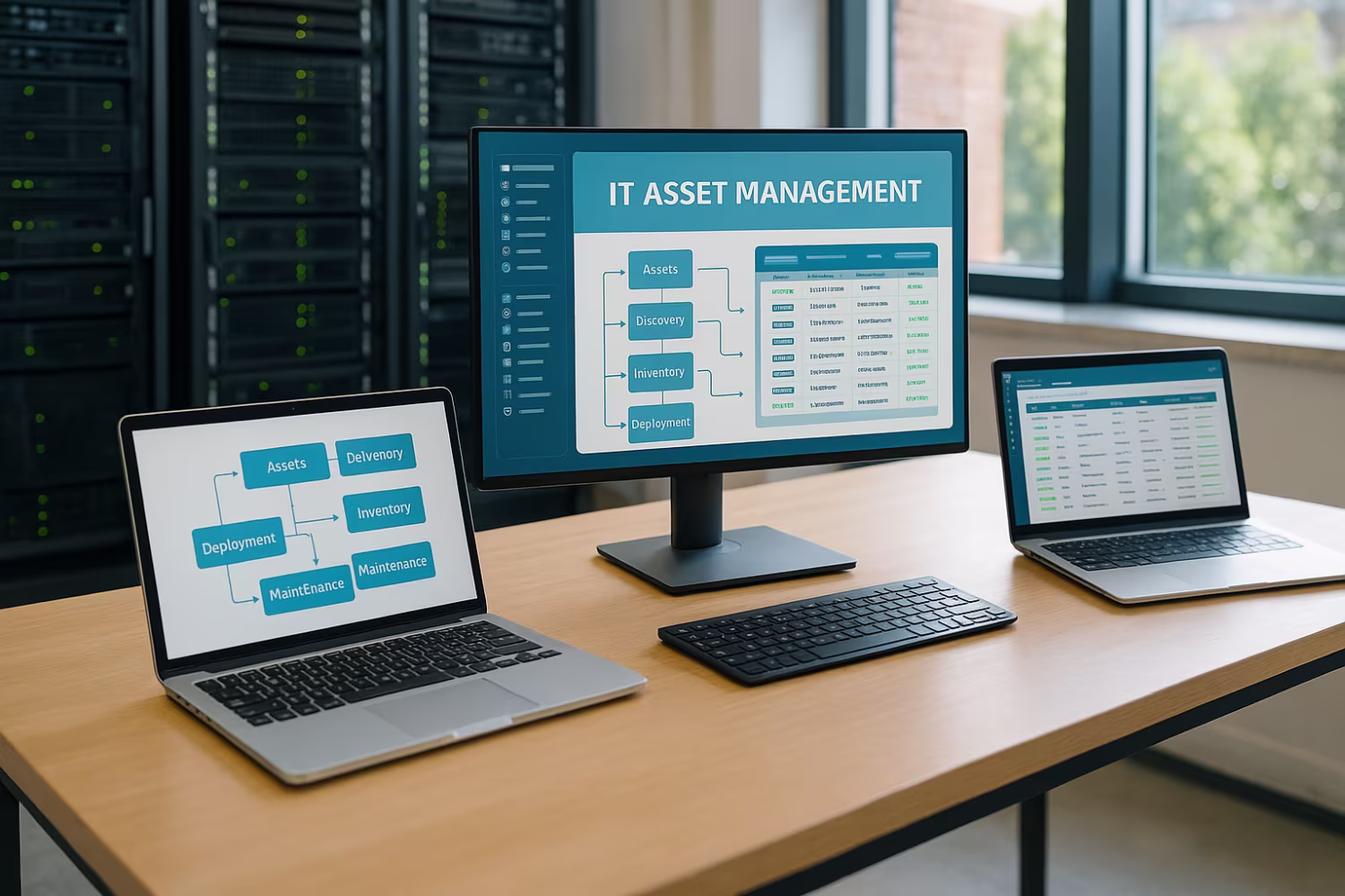 Modern IT asset management solutions workspace
