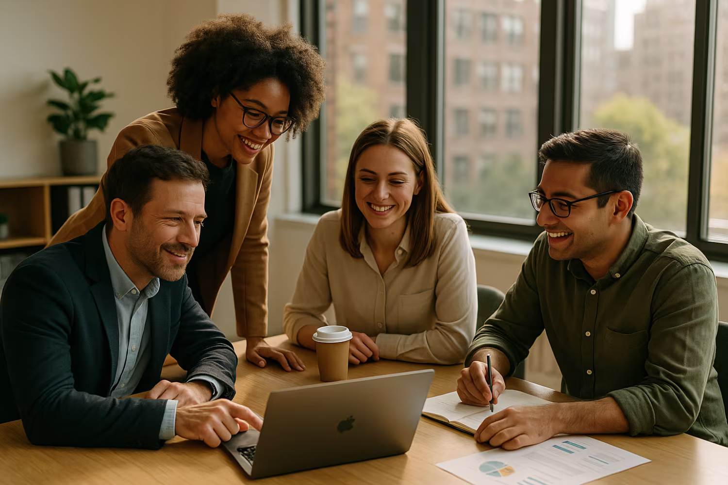 Diverse IT strategy consulting team