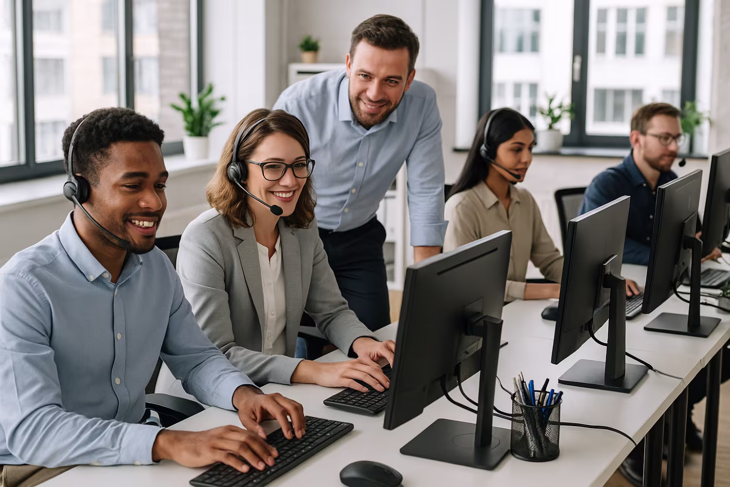 Efficient IT helpdesk outsourcing team